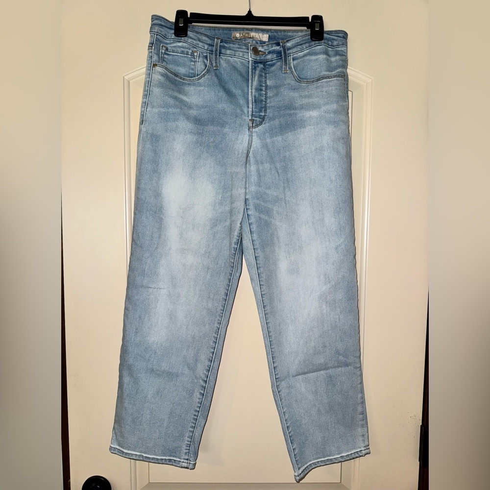 Athleta Light Blue Sculptek Skinny Jeans size 12